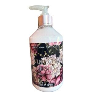 New Leucadia Bath Company Vintage Peony Scented Hydrating Hand Lotion 16 oz.